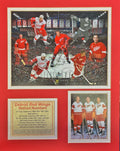 Detroit Red Wings Retired Numbers - 11x14 Matted Photos