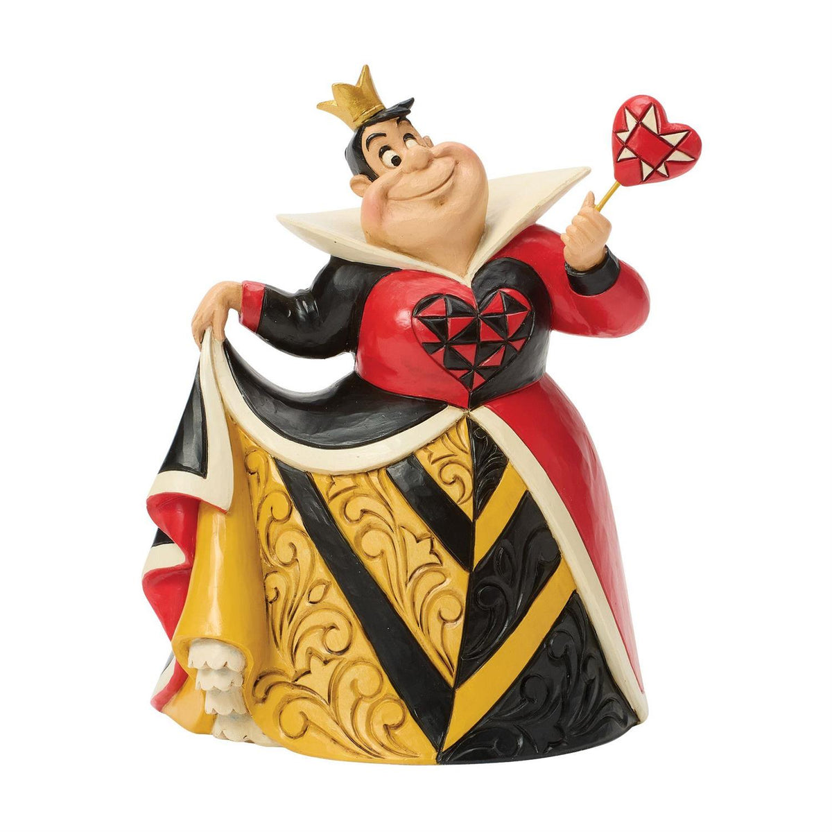 Jim Shore: Alice in Wonderland- Queen of Hearts Figurine