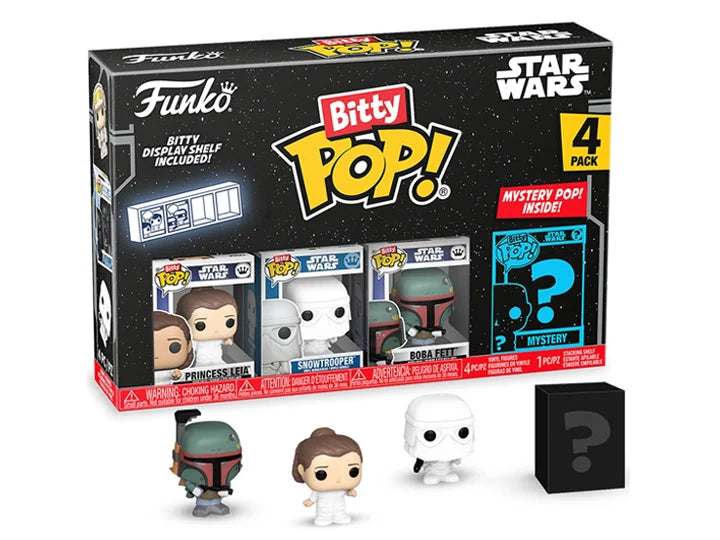 Star Wars: Empire Strikes Back- Princess Leia Bitty Pop! 4 Pack