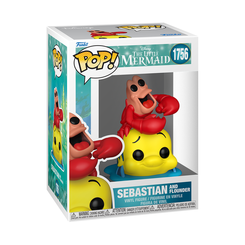 The Little Mermaid- Sebastian & Flounder Pop!