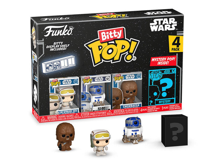 Star Wars: Empire Strikes Back- Luke Skywalker Bitty Pop! 4 Pack