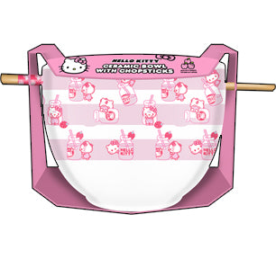 Hello Kitty Ramen Bowl + Chopsticks