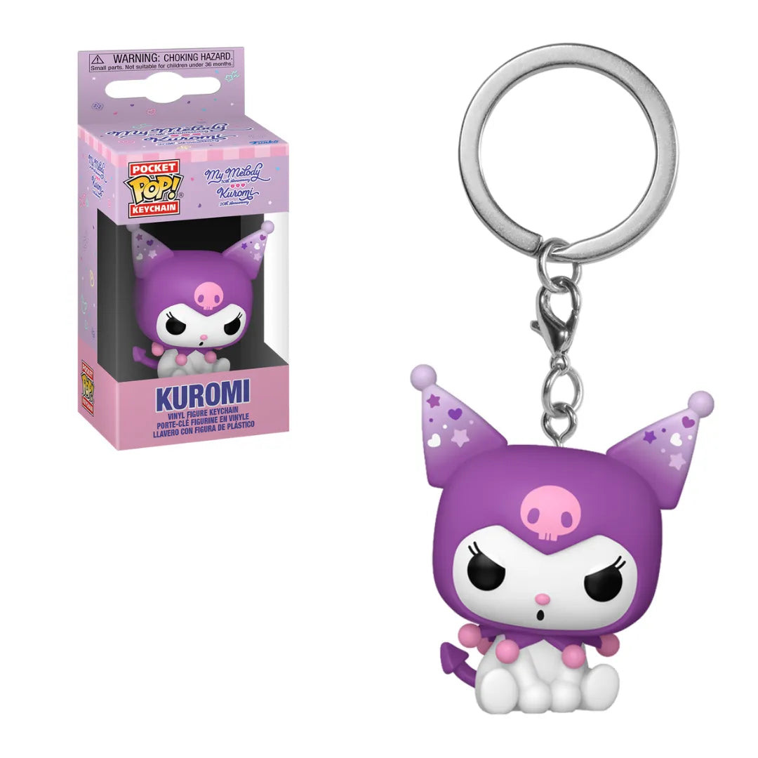 Kuromi 20th Anniversary Pop! Keychain