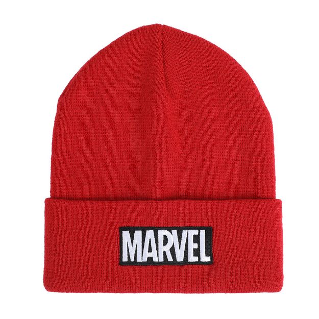 Marvel Logo Red Beanie