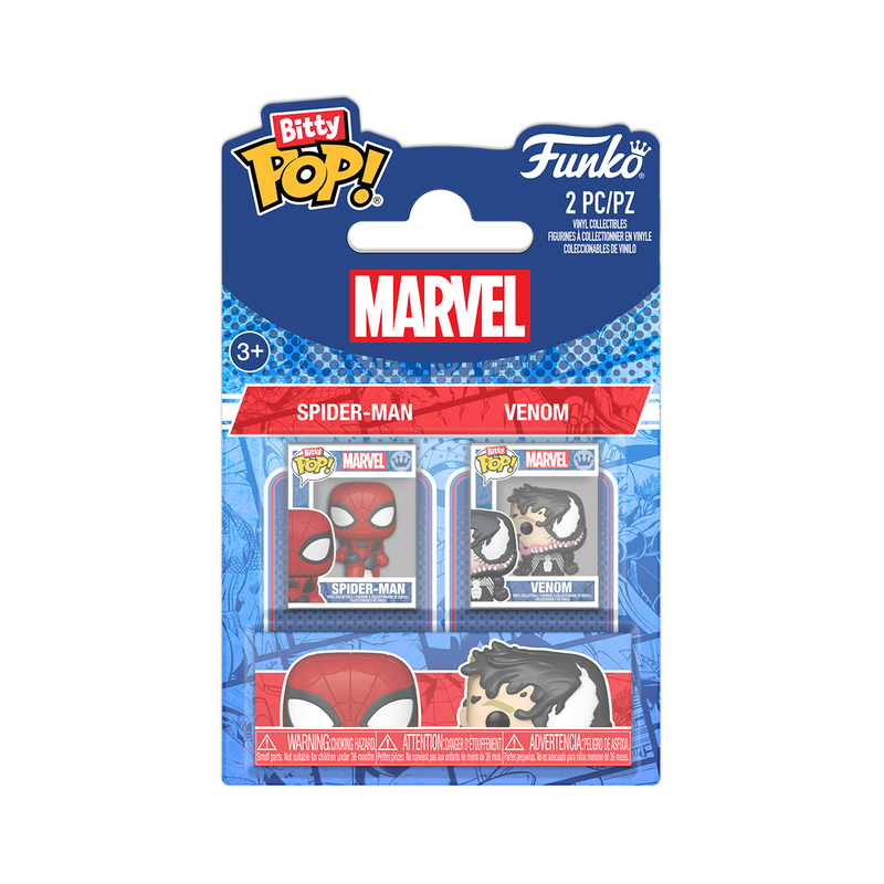 Spider-Man & Venom Bitty Pop! 2-Pack