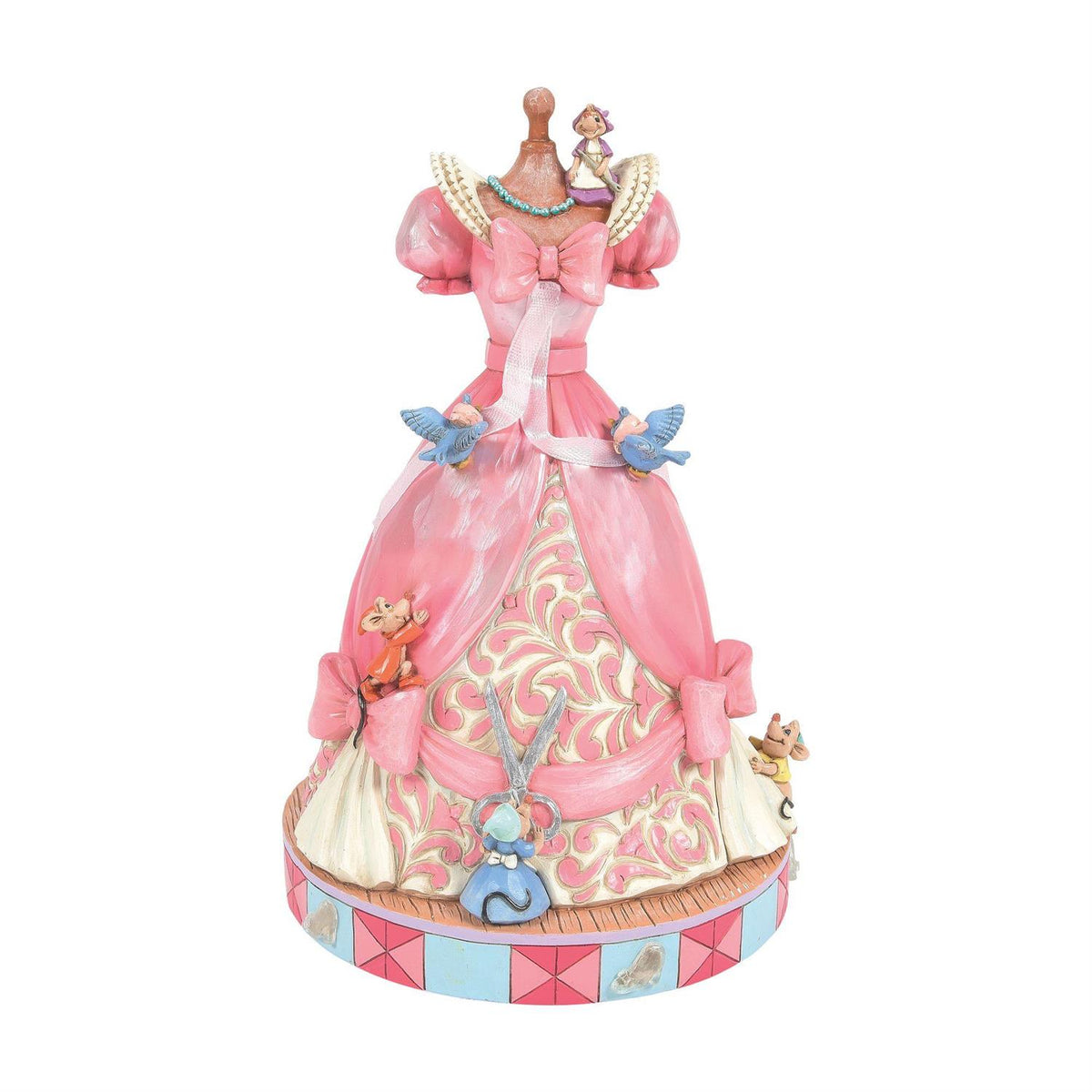 Jim Shore: Cinderella's Pink Dress Music Figurine