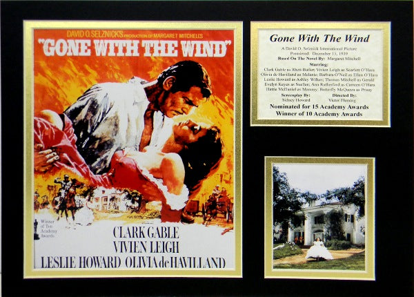 Gone with the Wind - Movie Art Matted Photos