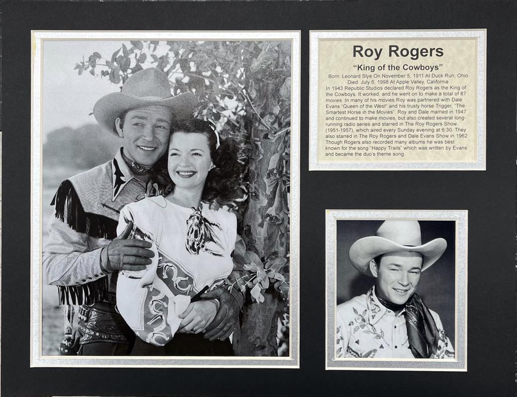 Roy Rogers and Dale Evans 11x14 Matted Photos