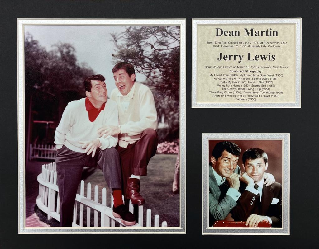 Dean Martin & Jerry Lewis 11x14 Matted Photos