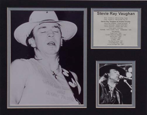 Stevie Ray Vaughn - Matted Picture