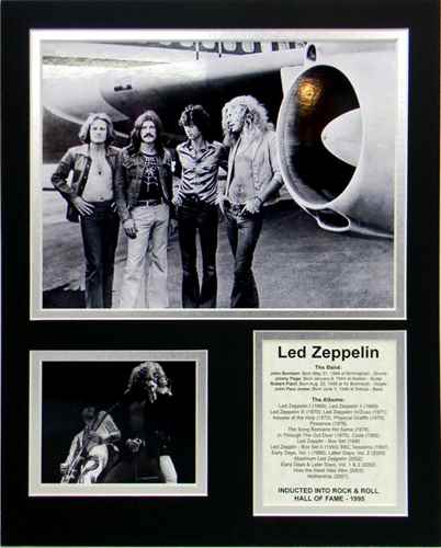 Led zeppelin - Plane Matted Photos