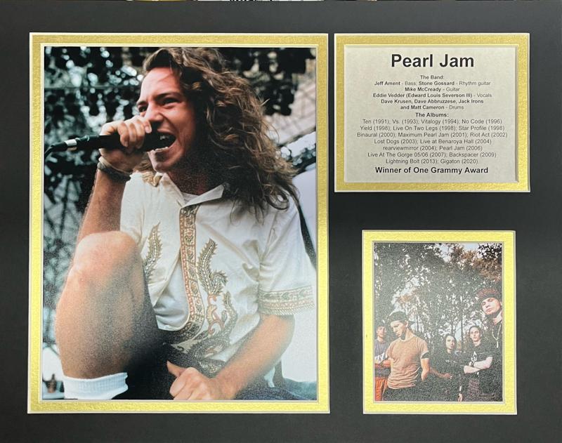 Pearl Jam - 11x14 Matted Photos