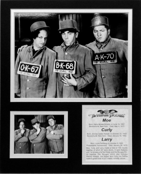 Three Stooges - Doin' Time Matted Photos