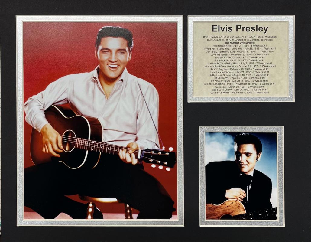 Elvis Color Portrait 11x14 Matted Photos