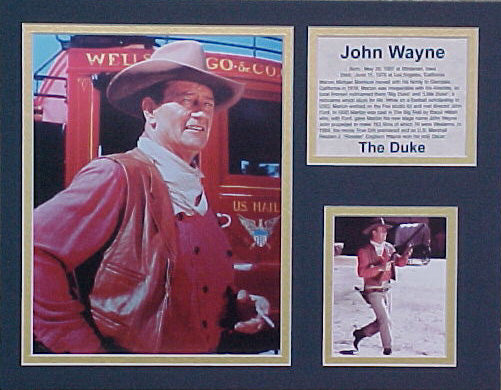 John Wayne - Stagecoach Matted Photo