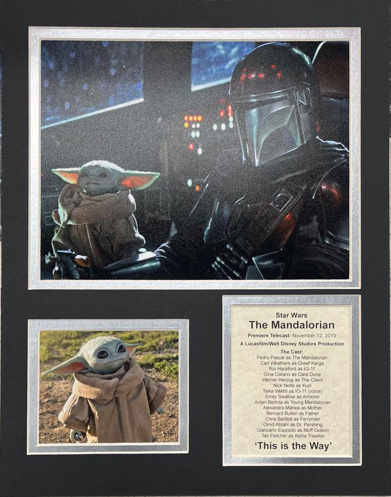 The Mandalorian - 11x14 Matted photos