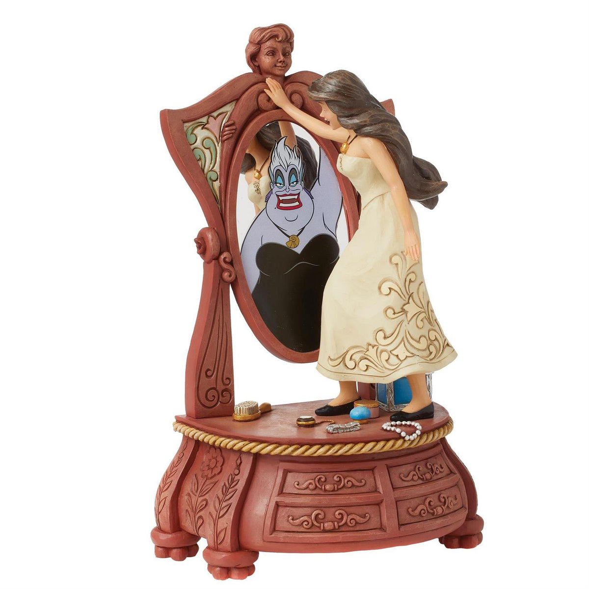 Jim Shore: The Little Mermaid- Vanessa Vanity Scene with Ursula Figurine