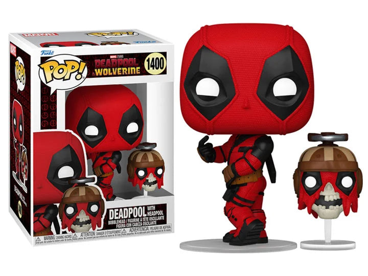 Deadpool & Wolverine- Deadpool w/ Headpool Pop!