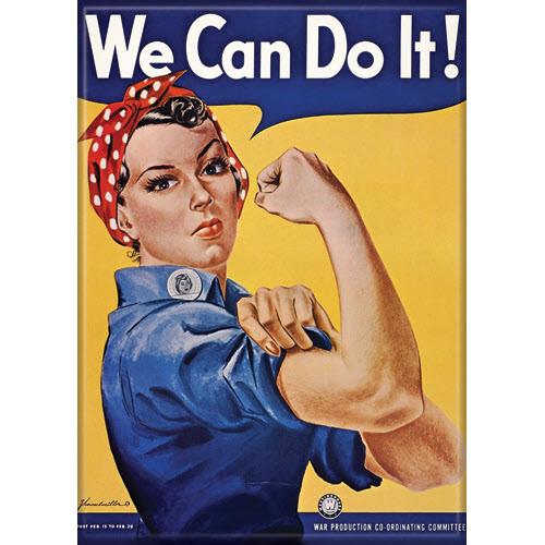 We Can Do It WWII Magnet