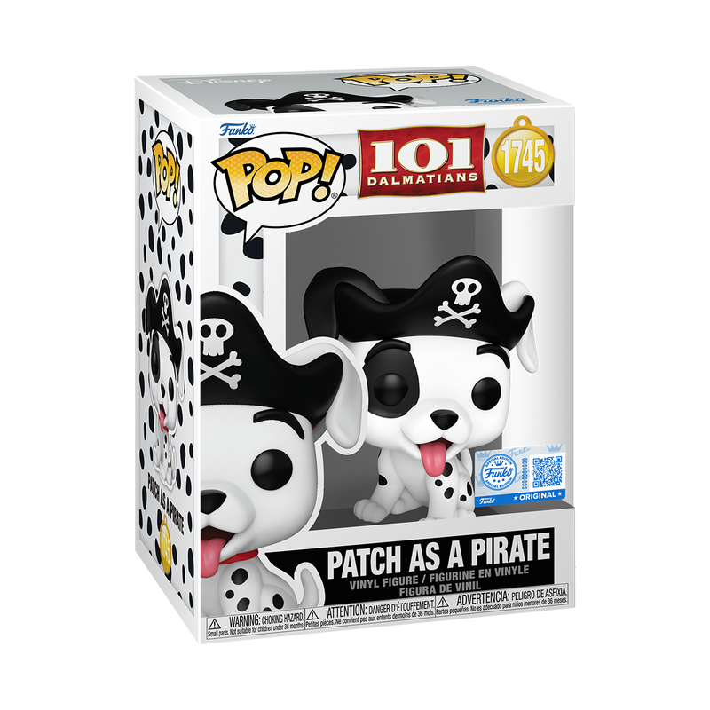 101 Dalmatians- Patch as a Pirate Specialty Series Pop!