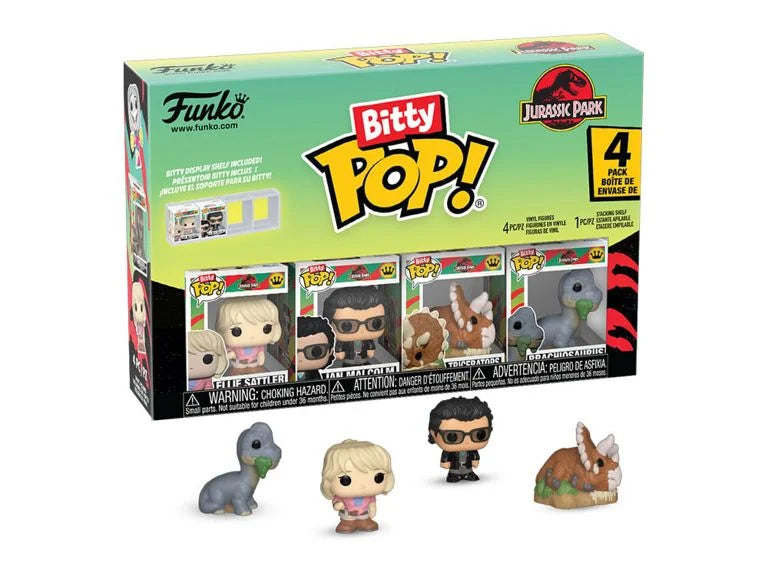 Jurassic Park- Triceratops Bitty Pop! 4-Pack