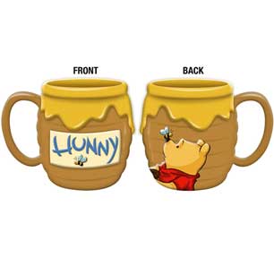 Winnie the Pooh- Honey Pot Sculpted Mug