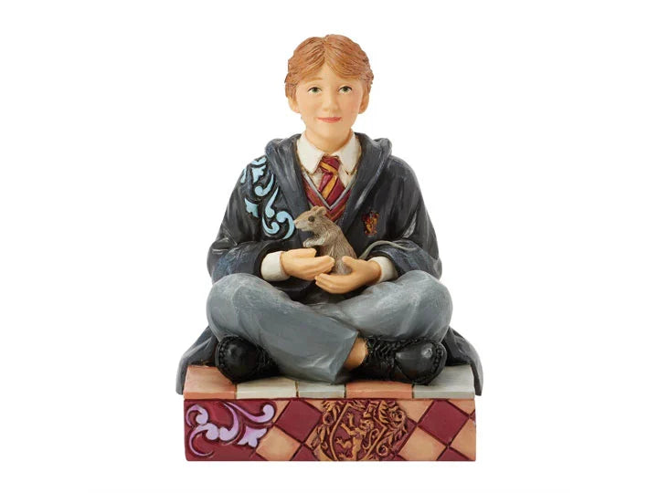 Jim Shore: Harry Potter- Ron Weasley with Scabbers Figurine