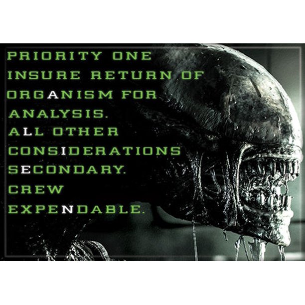 Alien Priority One Magnet