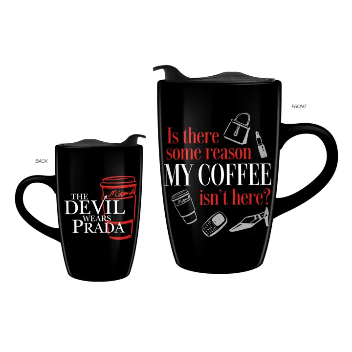 Devil Wears Prada 16oz Ceramic Travel Mug W Lid