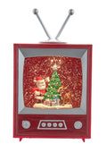 Rudolph & Santa TV Table Piece
