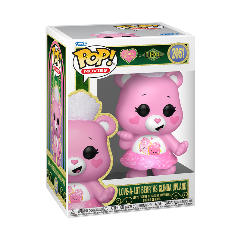 Care Bears x Wicked- Love-A-Lot Bear as Glinda Upland Pop!