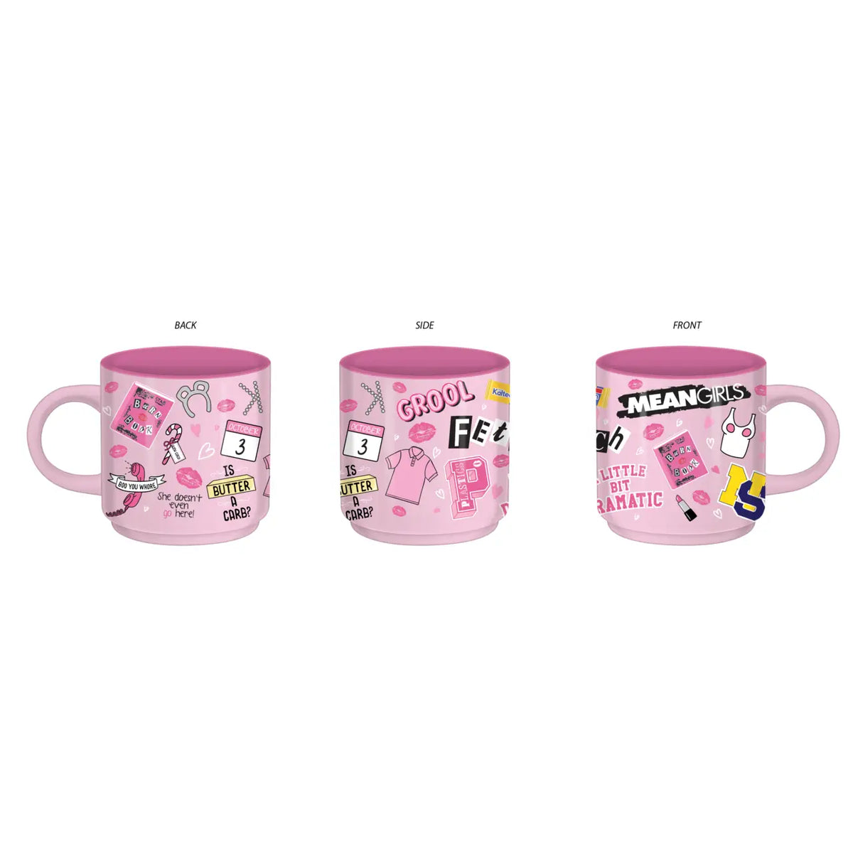 Mean Girls Pink 13oz Single Stackable Ceramic Mug