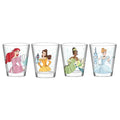 Disney Princess Icon Sparkle 4pc. 1.5oz. Mini Glass Set