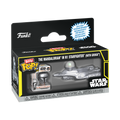 Star Wars: The Mandalorian- The Mandalorian in N1 Starfighter (with Grogu) Bitty Pop! Ride