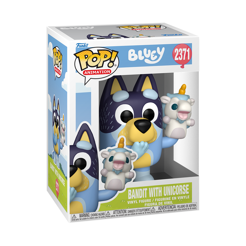 Bluey- Bandit w/ Unicorse Pop!