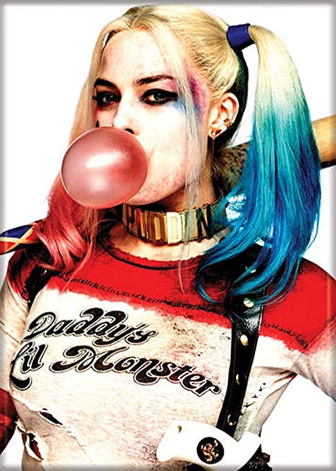 Suicide Squad Harley Bubble Magnet