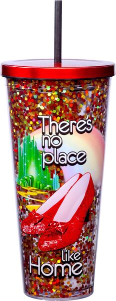 Wizard of Oz 32 oz. Glitter Cup + Straw