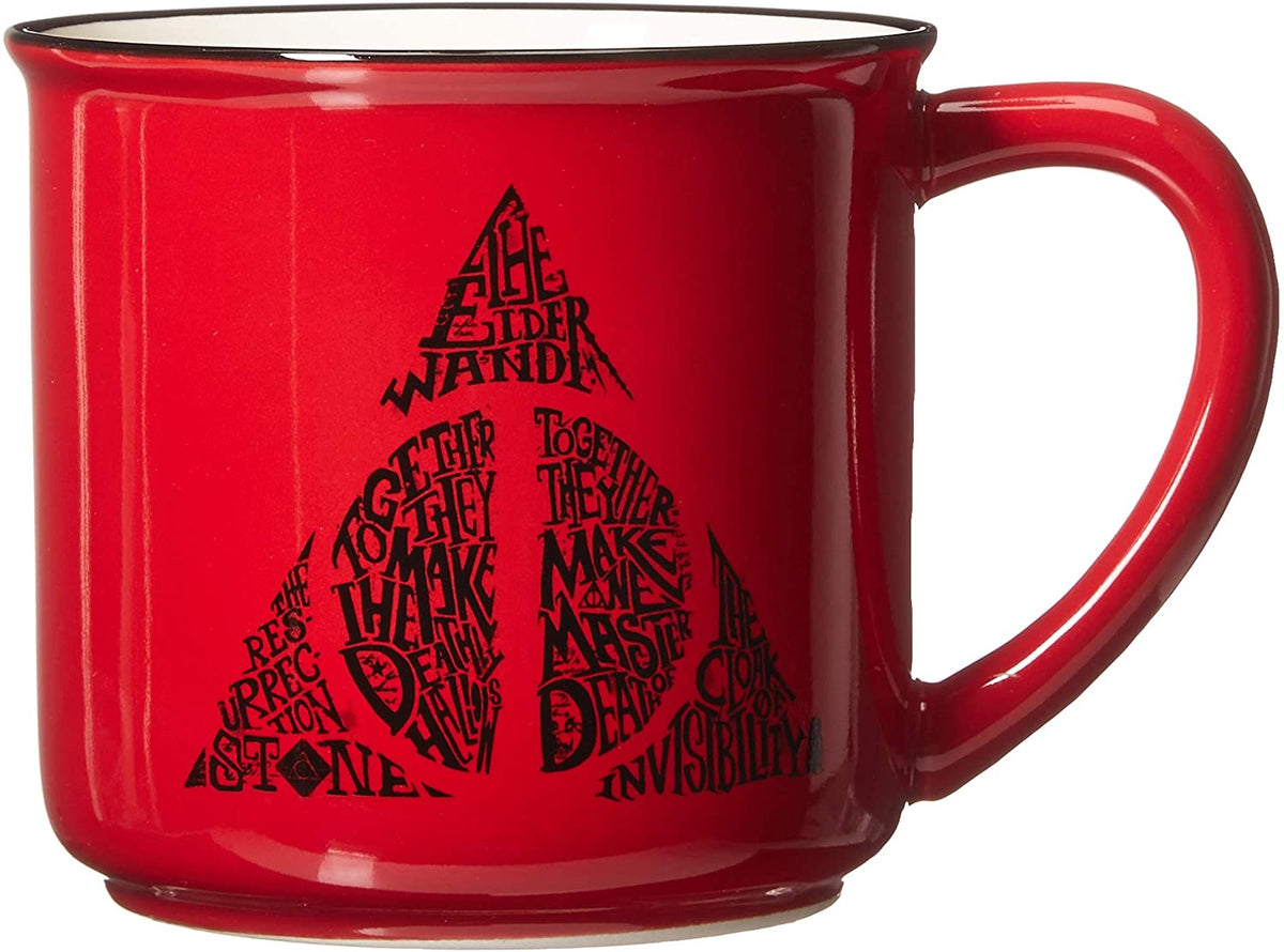 Harry Potter- Red Deathly Hallows Coffee Mug