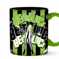 Beetlejuice- Green Stripes Icons 20oz Ceramic Mug