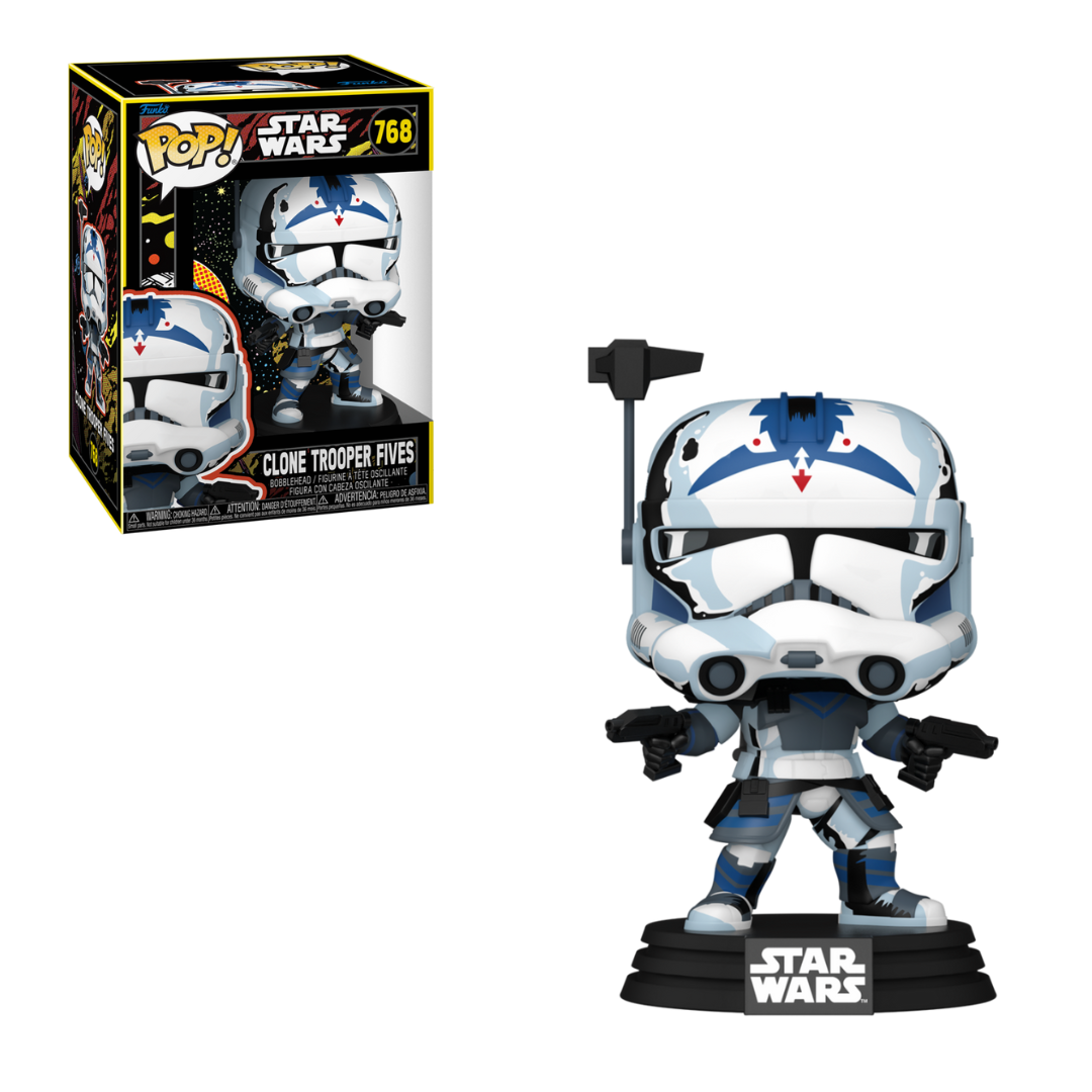 Star Wars: Clone Wars- Clone Trooper Fives (Retro) Pop!