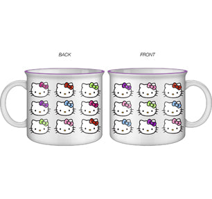Hello Kitty Faces Camper Mug