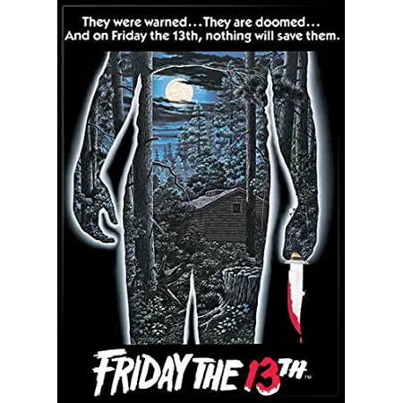 Friday The 13th Movie Poster Magnet