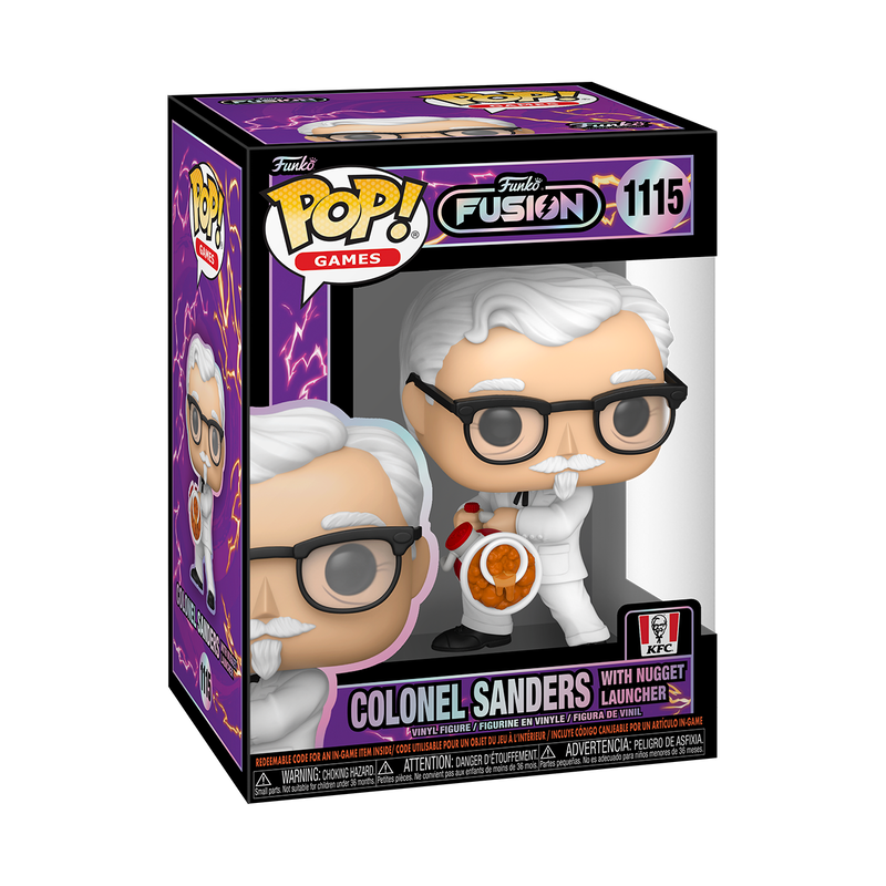 Fusion: KFC- Colonel Sanders with Nugget Launcher Pop!