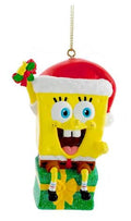 Spongebob w Present Ornament