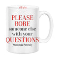 Devil Wears Prada Wax Resist 17oz Ceramic Pottery Mug