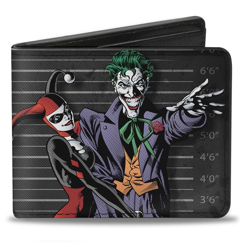 Harley Quinn & Joker Lineup Bi-Fold Wallet