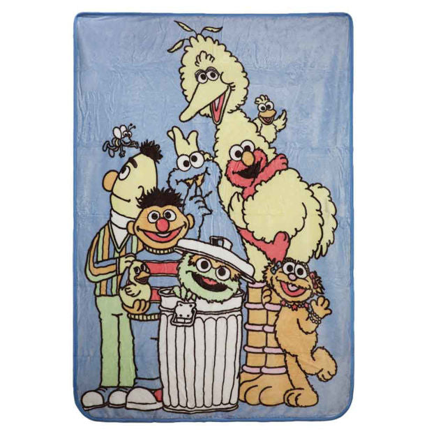 Sesame Street Cast Throw