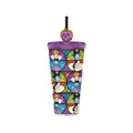 Disney Villain Stained Glass Glitter Cold Cup 24oz + Straw