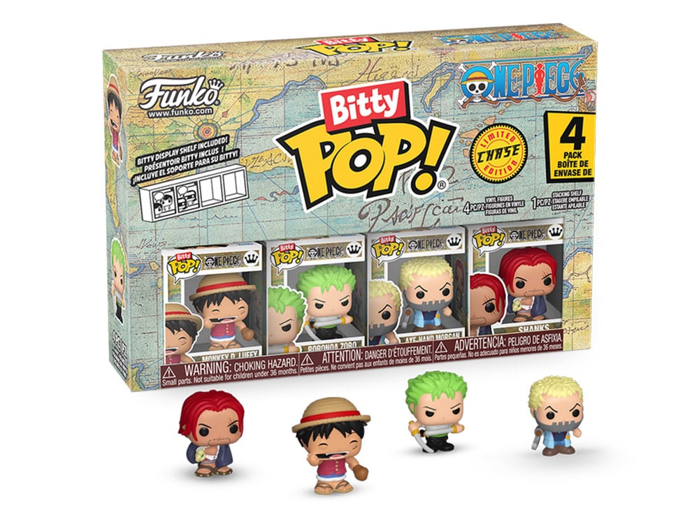 One Piece- Luffy Bitty Pop! 4-Pack