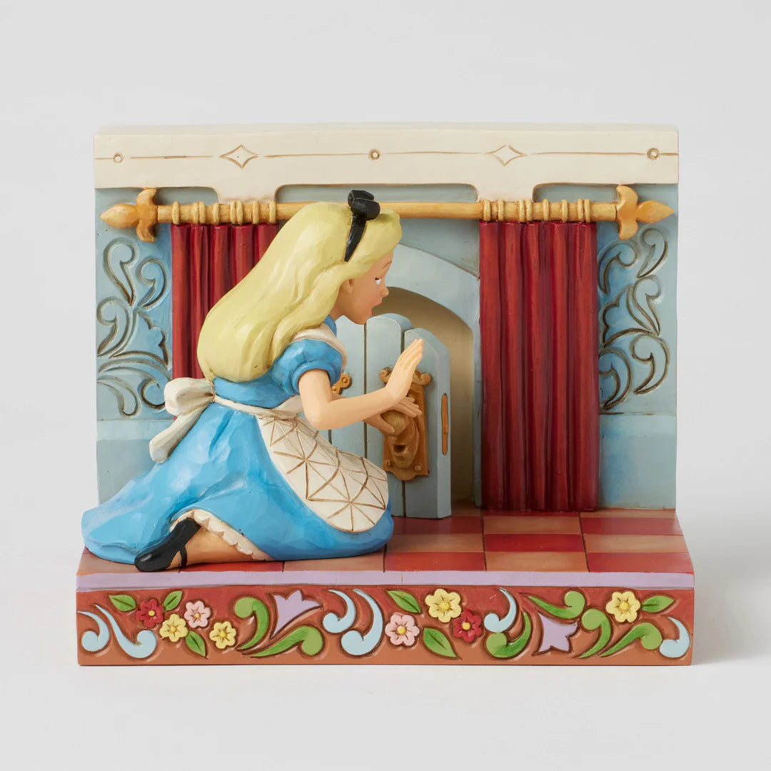 Jim Shore: Alice in Wonderland- Curioser & Curioser LED Lite Up Figurine